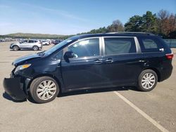 Salvage vehicles for parts for sale at auction: 2017 Toyota Sienna XLE