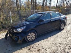 Salvage cars for sale from Copart Northfield, OH: 2018 KIA Rio LX