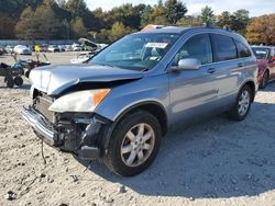 Salvage cars for sale at Mendon, MA auction: 2009 Honda CR-V EXL