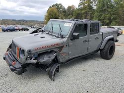 Salvage cars for sale at Concord, NC auction: 2021 Jeep Gladiator Overland