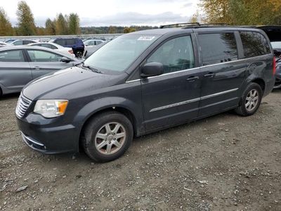 Salvage cars for sale from Copart Arlington, WA: 2012 Chrysler Town & Country Touring