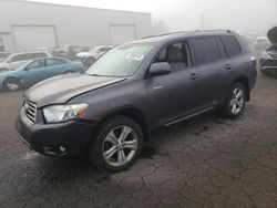 Salvage cars for sale from Copart Woodburn, OR: 2008 Toyota Highlander Sport