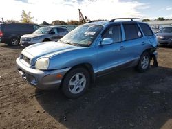 Salvage cars for sale from Copart Brookhaven, NY: 2003 Hyundai Santa FE GLS
