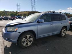 Salvage cars for sale from Copart Littleton, CO: 2008 Toyota Highlander Limited