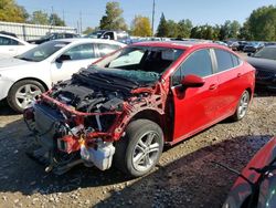 Salvage cars for sale from Copart Lansing, MI: 2016 Chevrolet Cruze LT