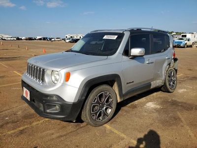 Salvage cars for sale from Copart Longview, TX: 2016 Jeep Renegade Limited
