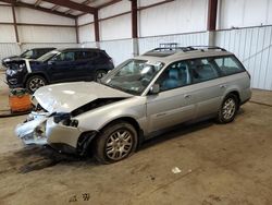 Vehiculos salvage en venta de Copart Pennsburg, PA: 2004 Subaru Legacy Outback Limited