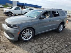Salvage cars for sale at Woodhaven, MI auction: 2023 Dodge Durango GT