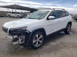 Salvage cars for sale from Copart Anthony, TX: 2021 Jeep Cherokee Limited