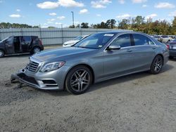 Mercedes-Benz salvage cars for sale: 2015 Mercedes-Benz S 550 4matic