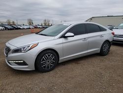 Salvage cars for sale from Copart Rocky View County, AB: 2015 Hyundai Sonata SE