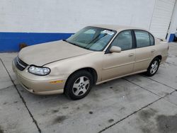 Chevrolet Malibu LS salvage cars for sale: 2003 Chevrolet Malibu LS