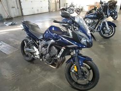 Salvage cars for sale from Copart Ham Lake, MN: 2008 Yamaha FZ6 SHG