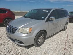 Salvage cars for sale from Copart Temple, TX: 2011 Chrysler Town & Country Touring L