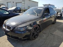 BMW 530 I salvage cars for sale: 2007 BMW 530 I