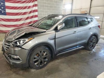 Salvage cars for sale from Copart Columbia, MO: 2018 Hyundai Santa FE Sport