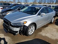 Salvage cars for sale at Bridgeton, MO auction: 2019 Ford Fusion SEL