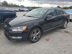 Volkswagen Passat salvage cars for sale: 2012 Volkswagen Passat SEL