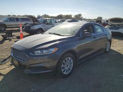 Salvage cars for sale from Copart Kansas City, KS: 2016 Ford Fusion S