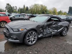 Ford salvage cars for sale: 2016 Ford Mustang GT