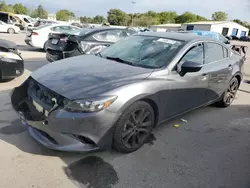 Mazda 6 Grand Touring salvage cars for sale: 2016 Mazda 6 Grand Touring