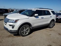 Ford salvage cars for sale: 2018 Ford Explorer Limited