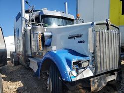 Salvage trucks for sale at Ebensburg, PA auction: 2000 Kenworth Construction W900