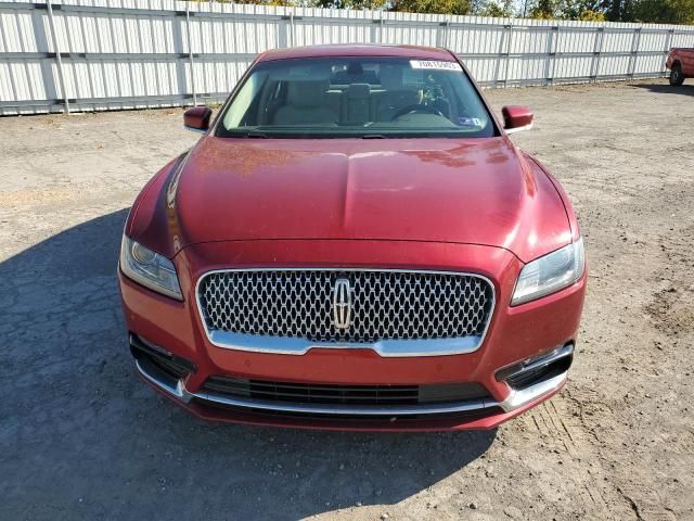 2017 Lincoln Continental Premiere