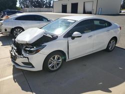 Vehiculos salvage en venta de Copart Van Nuys, CA: 2017 Chevrolet Cruze LT