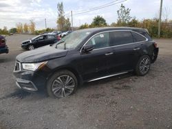 Salvage cars for sale at Montreal Est, QC auction: 2020 Acura MDX Technology