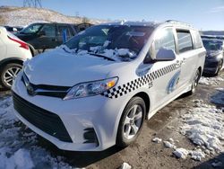 Salvage cars for sale at Littleton, CO auction: 2020 Toyota Sienna LE
