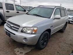 Salvage cars for sale at Elgin, IL auction: 2006 Toyota Highlander Hybrid