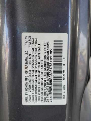 2016 Honda Odyssey EXL