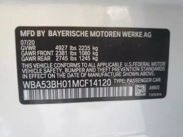 2021 BMW 530 I