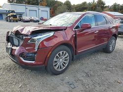 Salvage cars for sale from Copart Mendon, MA: 2017 Cadillac XT5 Luxury