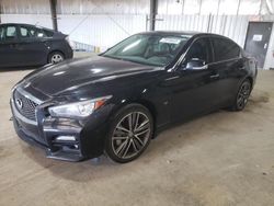 Salvage cars for sale at Des Moines, IA auction: 2014 Infiniti Q50 Base