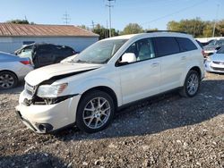 Salvage cars for sale from Copart Columbus, OH: 2013 Dodge Journey SXT