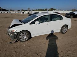Salvage cars for sale from Copart Bakersfield, CA: 2010 Honda Civic LX