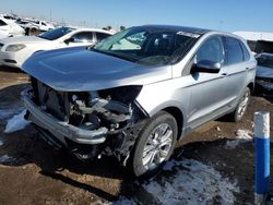 Salvage cars for sale at Brighton, CO auction: 2022 Ford Edge Titanium