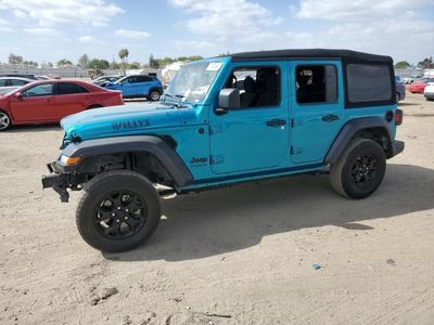 Salvage cars for sale from Copart Bakersfield, CA: 2020 Jeep Wrangler Unlimited Sport
