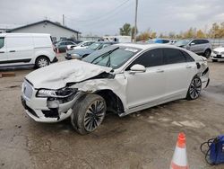 Salvage cars for sale at Dyer, IN auction: 2019 Lincoln MKZ Reserve II