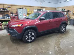 Salvage cars for sale from Copart Kincheloe, MI: 2014 Jeep Cherokee Trailhawk
