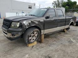 Salvage cars for sale from Copart Opa Locka, FL: 2007 Ford F150 Supercrew