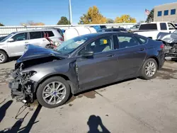 Salvage cars for sale at Littleton, CO auction: 2017 Ford Fusion SE