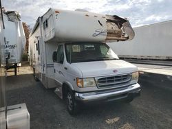 Ford salvage cars for sale: 2002 Ford Econoline E450 Super Duty Cutaway Van