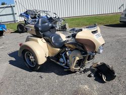 Salvage motorcycles for sale at Pennsburg, PA auction: 2014 Harley-Davidson Flhtcutg TRI Glide Ultra