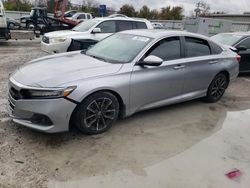 Salvage cars for sale from Copart Walton, KY: 2022 Honda Accord EXL
