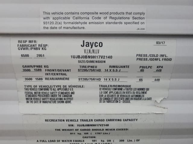 2017 Jayco JAY Flight