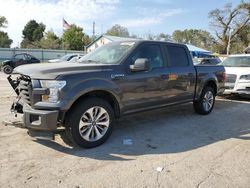 Salvage cars for sale at Wichita, KS auction: 2017 Ford F150 Supercrew