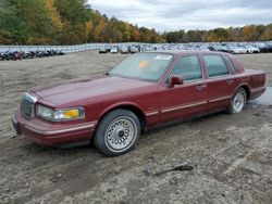 Salvage cars for sale from Copart Lyman, ME: 1997 Lincoln Town Car Executive